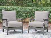 Cove Beach - Lounge Chair With Cushion (Set of 2) - Gray - R&R Furniture Gallery (Fountain Valley, CA)