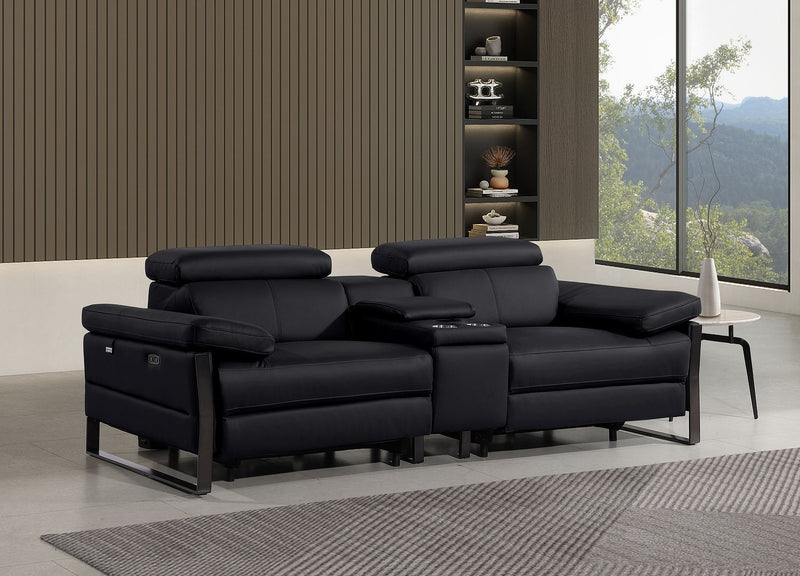 1246 - Console Loveseat With Power Headrest - R&R Furniture Gallery (Fountain Valley, CA)