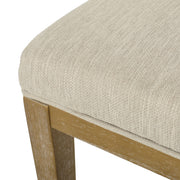 Set of 2 Noble House modern dining chairs with durable fabric upholstery and sturdy wooden frames, shown from a side angle.