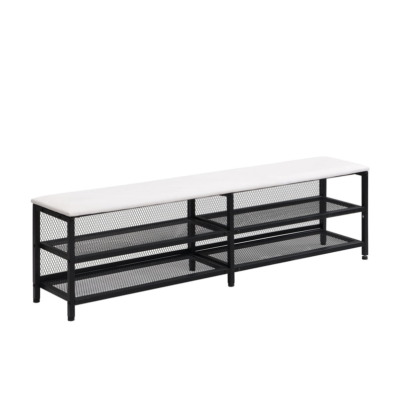 Platform Bed With 2 Tier Storage Shelves, Storage Cabinet - R&R Furniture Gallery (Fountain Valley, CA)