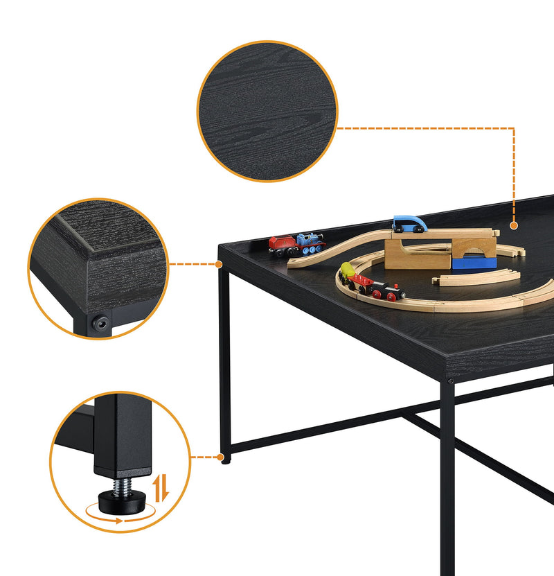 Vinny - Wood Grain Coffee Table Set With Raised Edges - R&R Furniture Gallery (Fountain Valley, CA)