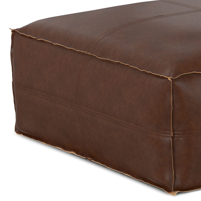 Brody - Large Square, Coffee Table Pouf - R&R Furniture Gallery (Fountain Valley, CA)