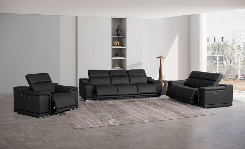 9762 - 6-Piece Modular Power Reclining Sofa, Loveseat And Chair Set With 6 Power Recliners In
