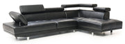 Comfort sectional from Glory Furniture's Riveredge collection, featuring plush seating and modern design in a stationary sectional sofa.