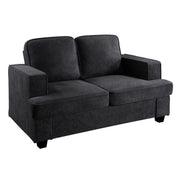 Modern Loveseat, Comfortable 2 Seater Couch With Deep Seating, Loose Back Cushions, Wide Arms - R&R Furniture Gallery (Fountain Valley, CA)