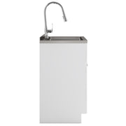 Beckham - Laundry Cabinet & Faucet And Stainless Steel Sink - R&R Furniture Gallery (Fountain Valley, CA)