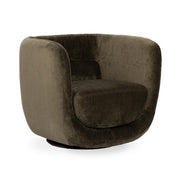Nico - Upholstered Swivel Chair - Olive Green - R&R Furniture Gallery (Fountain Valley, CA)