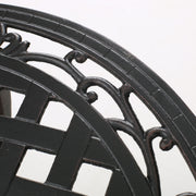 Bono Metal Bistro Set - Black - R&R Furniture Gallery (Fountain Valley, CA)