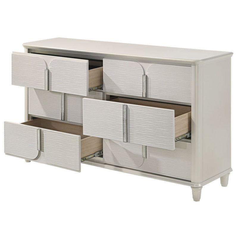 Laveda - Dresser - Pearl White - R&R Furniture Gallery (Fountain Valley, CA)