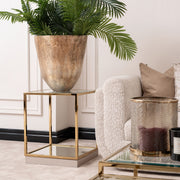 Savannah Breeze - End Table - Bright Gold - R&R Furniture Gallery (Fountain Valley, CA)