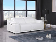 9762 - 2-Piece Modular Power Reclining Console With 2 Power Recliners In - R&R Furniture Gallery (Fountain Valley, CA)