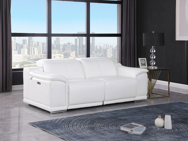 9762 - 2-Piece Modular Power Reclining Console With 2 Power Recliners In - R&R Furniture Gallery (Fountain Valley, CA)