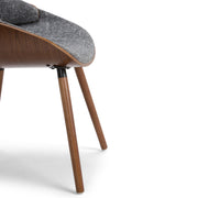 Malden - Bentwood Upholstered Dining Chair With Wood Back - R&R Furniture Gallery (Fountain Valley, CA)