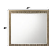 Lakkari - Mirror - Antique Oak - R&R Furniture Gallery (Fountain Valley, CA)