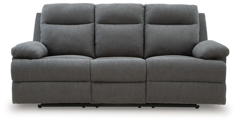 Side-Swipe - Reclining Sofa With Drop Down Table - R&R Furniture Gallery (Fountain Valley, CA)