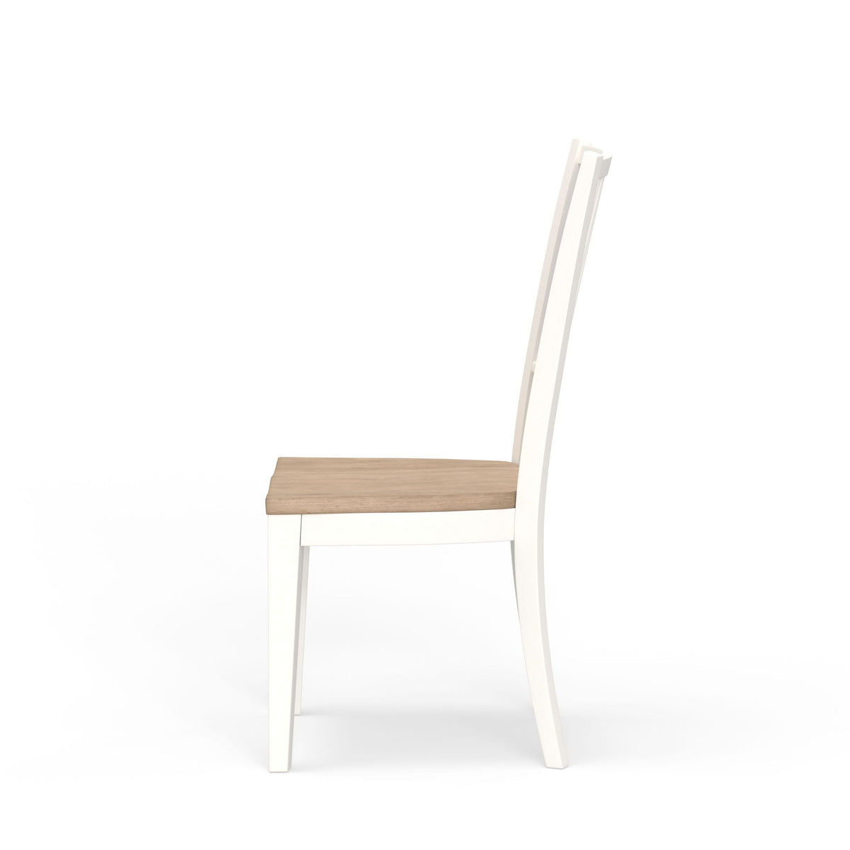 Americana Modern Dining - Spindle Back Dining Chair (Set of 2) - Cotton White