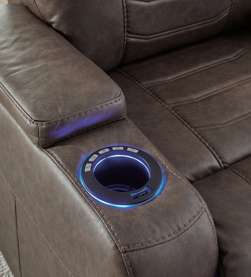 Schooner Rocks - Power Recliner / Adj Headrest - R&R Furniture Gallery (Fountain Valley, CA)