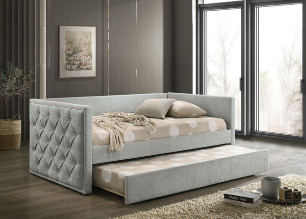 Renzi - Twin Daybed w/ Trundle, Gray