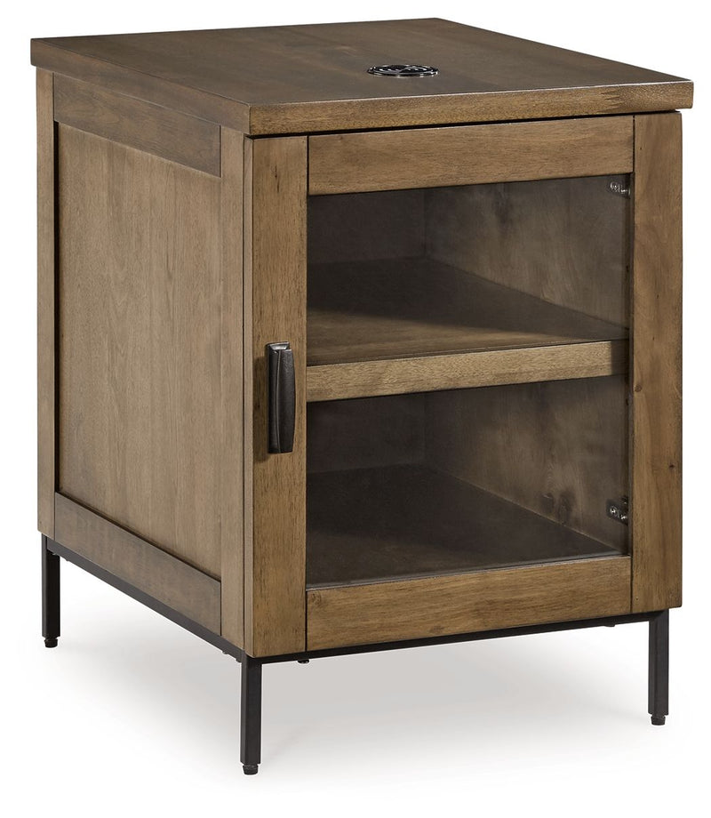 Torlanta - Chair Side End Table - Brown - R&R Furniture Gallery (Fountain Valley, CA)