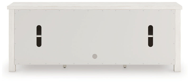 Robbinsdale - Extra Large TV Stand - Antique White - R&R Furniture Gallery (Fountain Valley, CA)