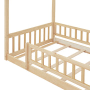 Bed House Bed Frame With Fence - R&R Furniture Gallery (Fountain Valley, CA)