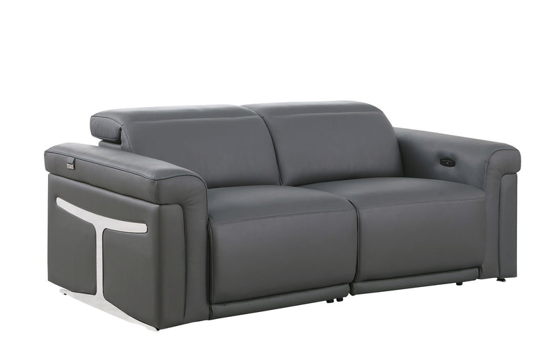 1126 - 6-Piece Modular Power Reclining Sofa, Loveseat & Chair Set In With 5 Power Recliners & Power Headrests
