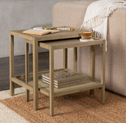 Devin - Solid Wood Nesting Accent Tables - R&R Furniture Gallery (Fountain Valley, CA)