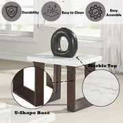 Edwyn - Table With Marble Top - R&R Furniture Gallery (Fountain Valley, CA)