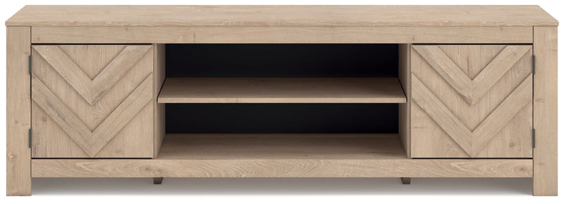 Cayboni - LG TV Stand With Fireplace Option - R&R Furniture Gallery (Fountain Valley, CA)