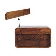 Curved Upper Slot Floating Nightstand - R&R Furniture Gallery (Fountain Valley, CA)