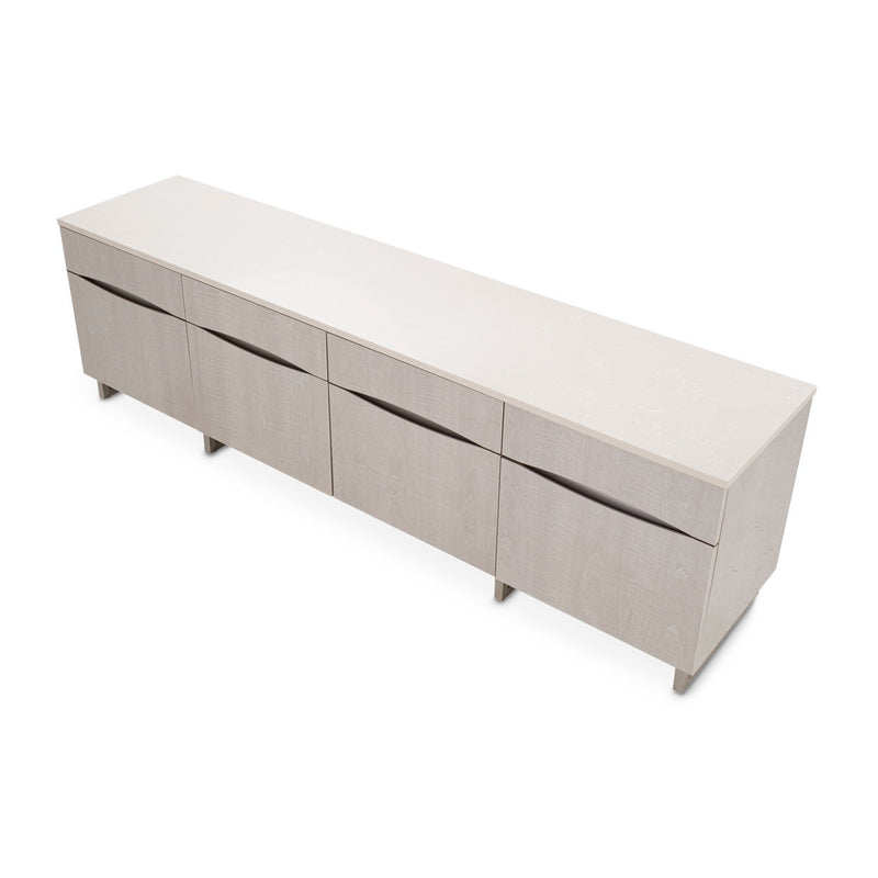 Marin - Media Cabinet - Beige - R&R Furniture Gallery (Fountain Valley, CA)