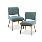Dining Chair With Upholstered Seat And Back (Set of 2) - Blue - R&R Furniture Gallery (Fountain Valley, CA)