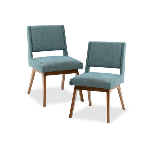 Dining Chair With Upholstered Seat And Back (Set of 2) - Blue - R&R Furniture Gallery (Fountain Valley, CA)