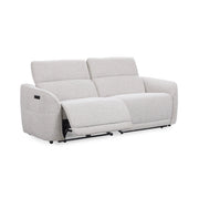 Ostend - Upholstered Power Recliner Sofa - Gray - R&R Furniture Gallery (Fountain Valley, CA)