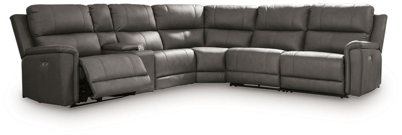 Bleckley - Reclining Sectional - R&R Furniture Gallery (Fountain Valley, CA)