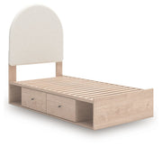 Arloster - Upholstered Panel Bed - R&R Furniture Gallery (Fountain Valley, CA)