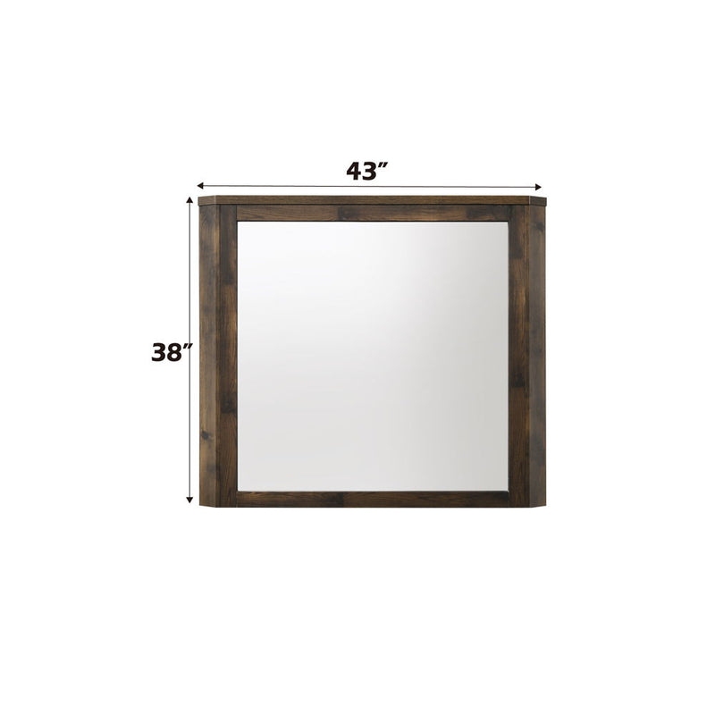 Elettra - Mirror - Rustic Walnut - R&R Furniture Gallery (Fountain Valley, CA)