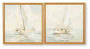 Winbrook - Wall Art Set (Set of 2) - Gray / Tan / Gold Finish - R&R Furniture Gallery (Fountain Valley, CA)