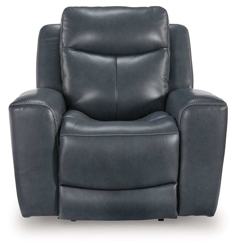 Next Move - Power Recliner With Adjustable Headrest - R&R Furniture Gallery (Fountain Valley, CA)