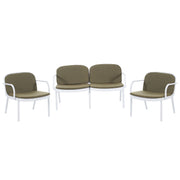 Luna - Outdoor Patio 3 Pieces Chat Set - R&R Furniture Gallery (Fountain Valley, CA)