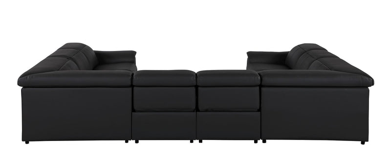 9762 - 8-Piece U Shaped Sectional Sofa With 4 Power Recliners