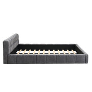 Elegant Upholstered Bed With Checkerboard Design - R&R Furniture Gallery (Fountain Valley, CA)