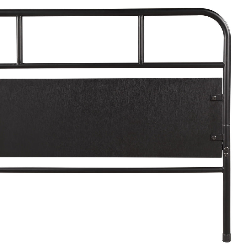 Twin Size Daybed Platform Bed Frame With Trundle Built In Casters - Black - R&R Furniture Gallery (Fountain Valley, CA)