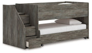 Frandern - Twin Over Twin Loft Bed - Gray - R&R Furniture Gallery (Fountain Valley, CA)
