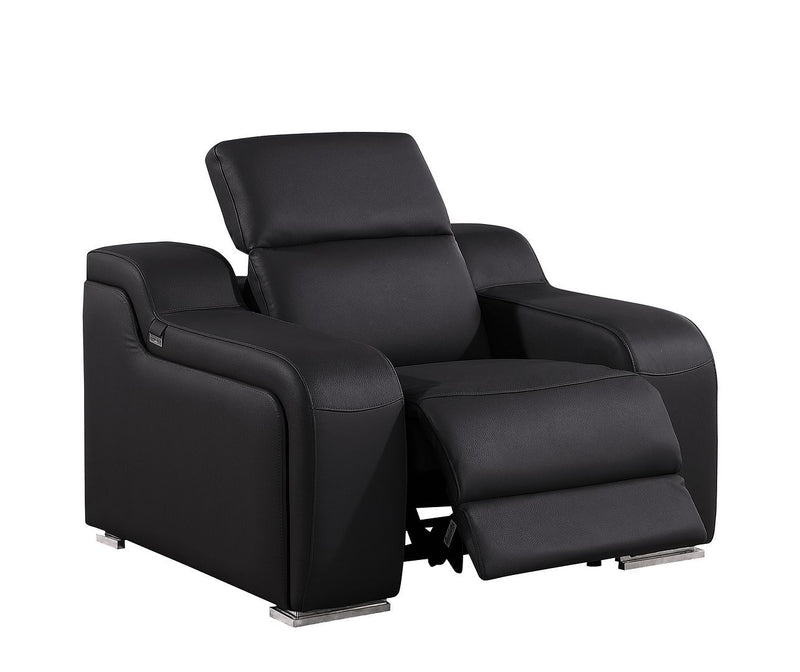 1116 - 6-Piece Modular Power Reclining Sofa, Loveseat & Chair Set In With 5 Power Recliners & Power Headrests