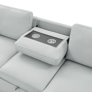 Tracey - Sofabed With Pullout - Silver