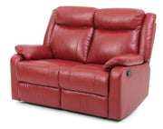 Glory Furniture Ward reclining loveseat for two with plush cushions and modern design, perfect for cozy living room seating.
