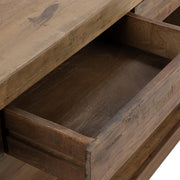 Marsa - 3 Drawer Console Table - Natural - R&R Furniture Gallery (Fountain Valley, CA)
