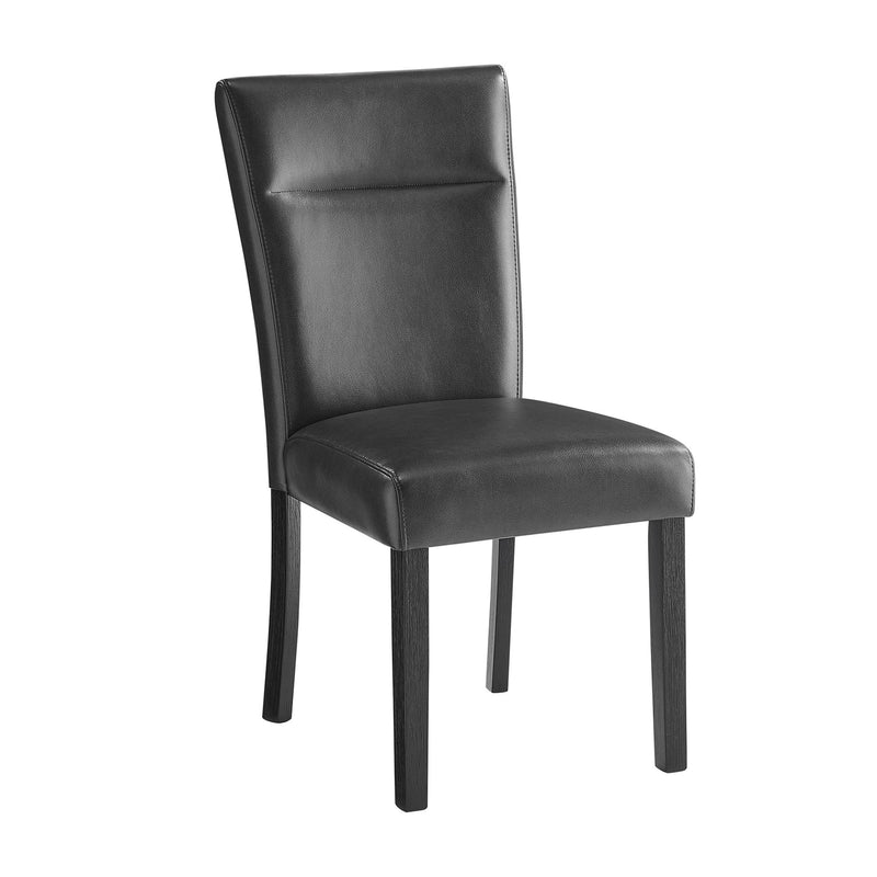 Olga - Dining Chair Set (Set of 2) - Charcoal Black - R&R Furniture Gallery (Fountain Valley, CA)