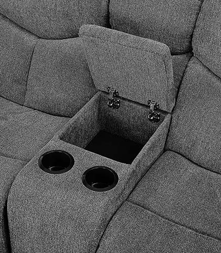 Kalen - Motion Sofa - Gray Chenille - R&R Furniture Gallery (Fountain Valley, CA)